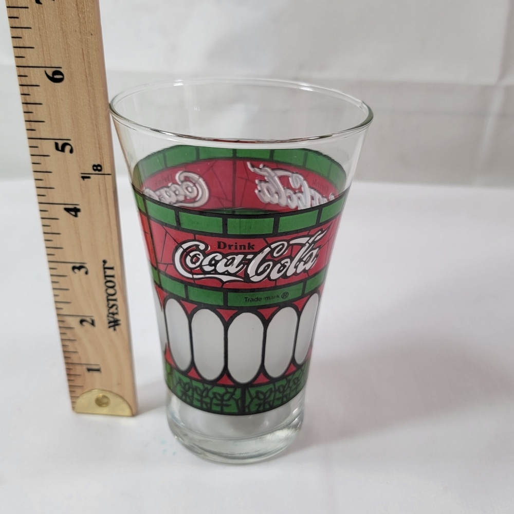 Drink Coca Cola Vintage 12oz Glass 6" tall Vintage - Picture 6 of 6